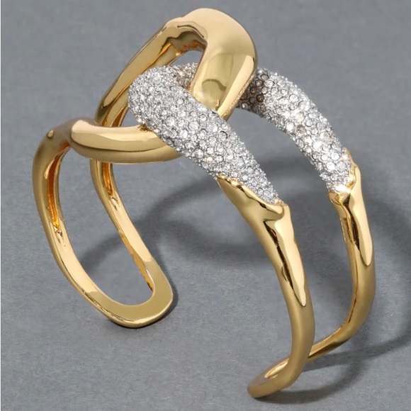 Alexis Bittar
Pavé Interlocked Cuff Bracelet - Picture 2 of 3